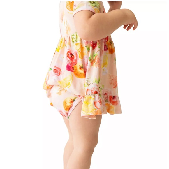 Posh Peanut
Baby Girl's Jill Marie Floral Fruit Print Dress With Bloomers - Picture 3 of 6